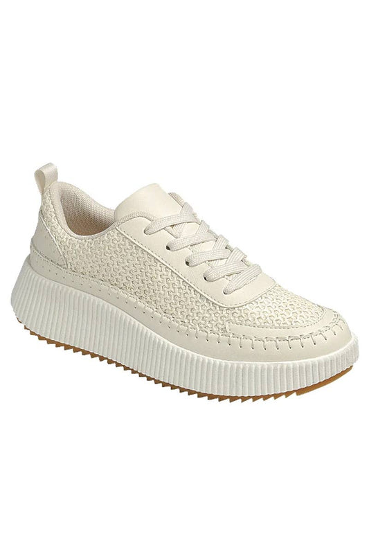 TIMELESS STITCHED PLATFORM SNEAKERS